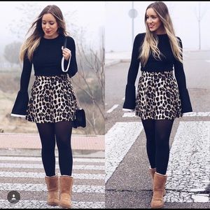 Animal print short Zara “S”